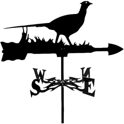 Veleta Metálica Vintage, para Tejado Y Jardín, Indicador De Dirección del Viento con Kit De Montaje En Tejado, Veleta De Acero Inoxidable Resistente a La Corrosión (Music Note)
