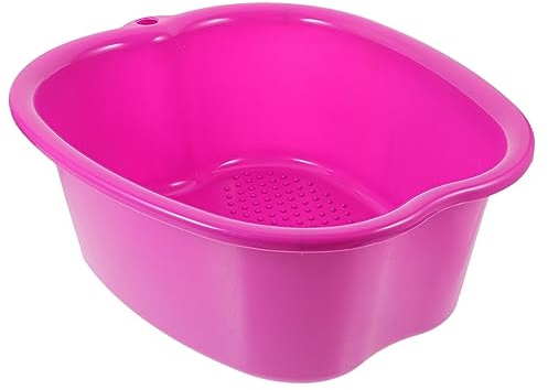 HAMPPLIES Cubo para Baño de Pies de Plástico Función de Masaje para Aliviar la Fatiga, Diseño Duradero y Conveniente, Adecuado para Uso en Casa Aire Libre