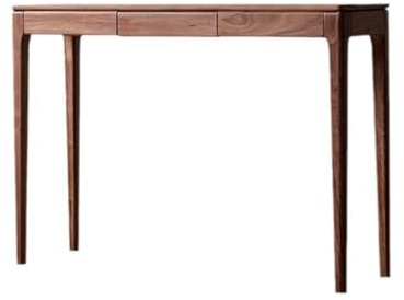 Mesa de Recibidor Mesa Consola Sencilla De Madera Maciza Nogal Negro, Entrada For Vestíbulo