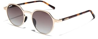 D.Franklin - Unisex-solglasögon med UV-skyddsglas - Polariserad - Modell ultra-light-s-round