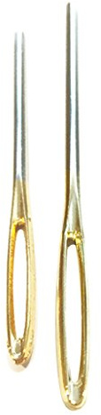 2pcs Ojo Grande Agujas Romas de Lana Gruesa Knitter Hilado de Coser A Mano