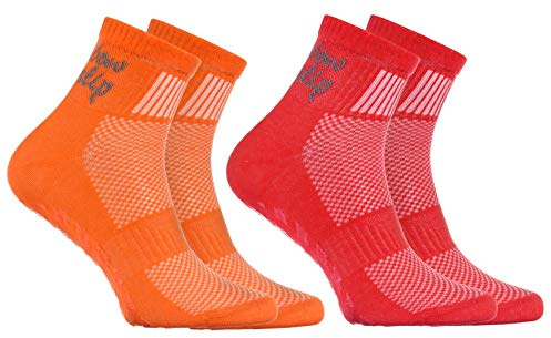 Rainbow Socks – pojkar flickor sneaker bomull antirutiga sportstrumpor