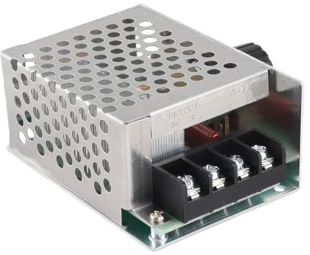 Zerone 4000W AC 220V regulador de Voltaje, diseño de Doble Condensador regulador de Velocidad del Motor para electrodomésticos/Equipos industriales/automotriz Marina/Equipos m