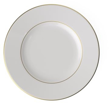 Anmut Gold frukosttallrik, diameter 22 cm, vit/guld