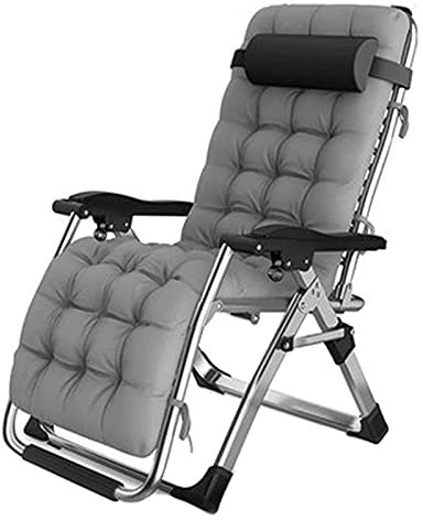 YXBDD Outdoor Liege | Relaxliege Liegestuhl | Gartenliege Sonnenliege | Gartenstuhl | Klappstuhl faltbar|ergonomische Relaxsessel | Klappbarer Schwerelosigkeitsstuhl In ÜBergrößE 260kg Belastung