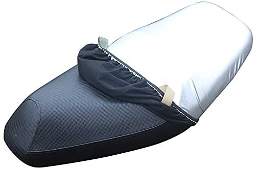 Stronrive Asiento Motocicleta, Impermeables Fundas Asiento para Moto, Protector UV Resistente Al Desgaste Utilizable Doble Cara Cojín Asiento Scooter Motocicleta