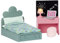 LUNDBY Dolls House Furniture Teen Bedroom – Doll Bed + Desk + Stool + LED Lamp + Laptop – Doll House Accessories for Mini Dolls 11 cm, Age 4+ Scale 1:18