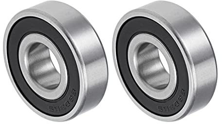 QUARKZMAN x 2Stk 6203-16-2RS 16x40x12mm Kugellager Chromstahl | Für DIY-Projekte Werkzeugreparatur, Mit hoher Härte, Doppelt versiegelt