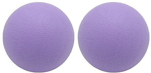 Massageball Faszienball Hart Lacrosse Ball Massage. Massagebälle für Rücken Beine Füße Hände. Triggerpunktball für Yoga myofasziale Entspannung Muskelentspannung Akupunktmassage. 2 pezzi