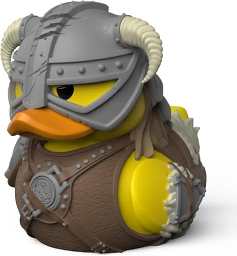 TUBBZ Boxed Edition Dovahkiin Collectible Vinyl Rubber Duck Figure - Official Skyrim Merchandise - Fantasy Video Games