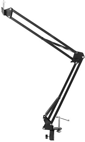Veemoon Soporte De Webcam Ajustable Brazo Extensible y para Escritorio Compatible De Streaming y Videoconferencias