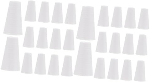 Amosfun 30 STK Jalousien-Anhänger hängende Kugel zieht Randbereich Jalousien für zu Hause fensterladen beschläge gardinenseil Fenster zieht Enden Zugschnurknopf für Jalousien Plastik Weiß