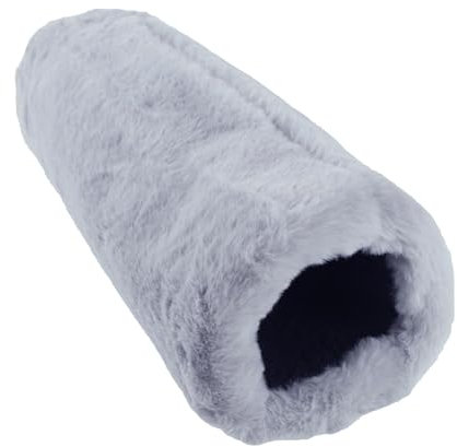 Manguito para calentar las manos: silenciador de felpa peluda, mangas calentadoras de manos, elegantes, lujosos, esponjosos, peludos, de felpa, silenciadores que mantienen las manos calientes,