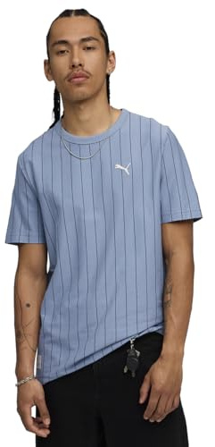 PUMA Maglietta Unisex a Righe (Confezione da 1)