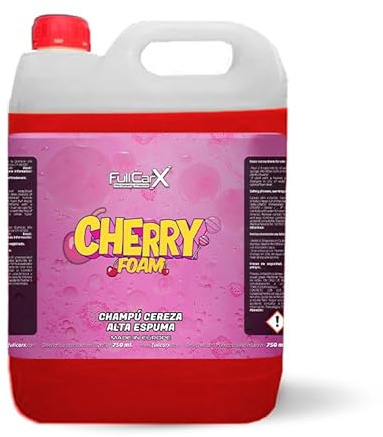 FULLCARX Cherry Foam 5L Rosa Autoshampoo Aktivschaumreiniger, Hohe Konzentration, Kapselt Schmutz ein, Hohe Schaumkraft, Snow Foam Auto Shampoo, Waschen Reinigung Detailing Professionelles Produkt
