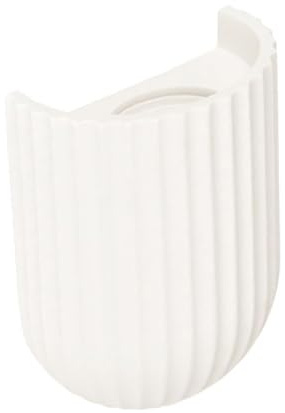 Vetrineinrete® Applique in gesso rigato da parete lampada da muro verniciabile attacco GU10