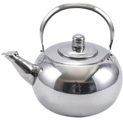 Tetera de agua de acero inoxidable con filtro infusor, hervidor de café, jarra de té Oolong, utensilios de cocina (2,5 L)