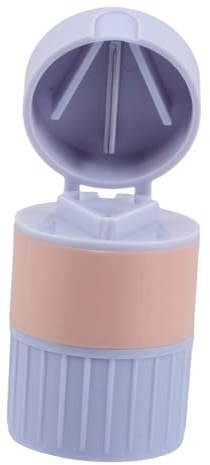 CONGARTENO Molino y Cortador de Tabletas Multifuncional de Plástico PP para Uso Doméstico Diseño Desmontable para Fácil Limpieza para Personas Mayores Almacenamiento y Trituración Uniforme