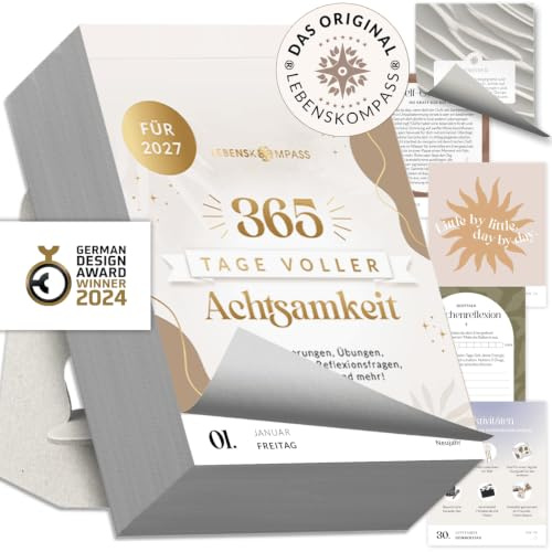 Lebenskompass® Abreißkalender 2027 – Achtsamkeitskalender täglich
