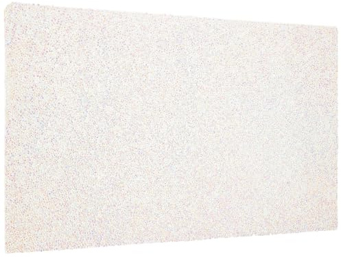 SWOOMEY Tapis de Table Coussin Manucure Brillant pour Nail Art en Résine Blanche avec Décoration en Cristaux pour Salon de Manucure et École de Nail Art