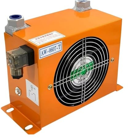 AW0607T 20L/min 34W Radiatore dell'olio idraulico Raffreddato ad aria Radiatore dell'olio Dissipazione del calore A basso rumore Operazione stabile