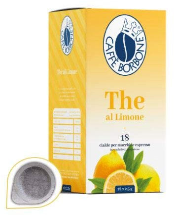 18 Cialde Filtro Carta 44Mm Caffe' Borbone The Nero Al Limone