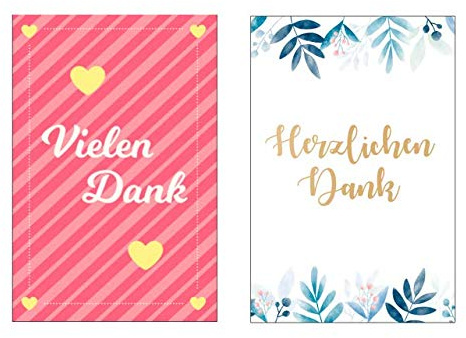 10 st. (2 x 5) premium tackkort (fällkort) med 10 kuvert, tack, kort, gratulationskort, bröllop, födelse, baby, dop, avskedad, födelsedag, jubileum