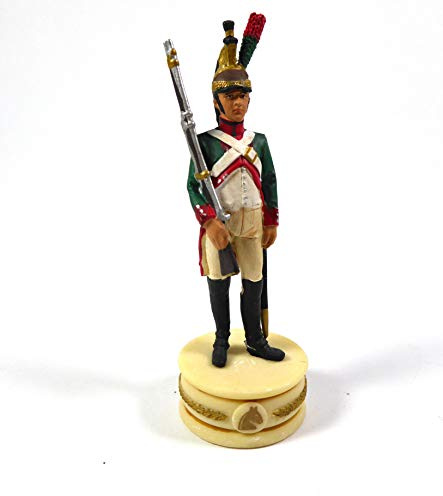 OPO 10 Linie Drachensoldat Figur 1/32 60mm Sammlung Empire Imperial Guard Napoleon Del Prado (N03)