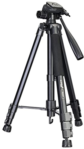 Levenhuk Level Plus VT10 2 in 1 Tripod & Monopod Set with Bubble Level, 360° Rotatable Head and 460–1760mm Height for Optical Devices up to 2kg
