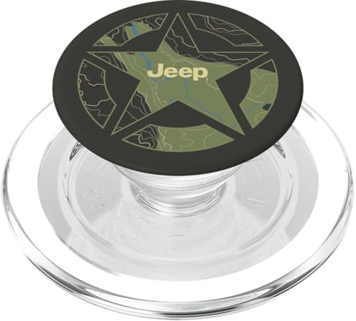 Jeep Army Star Map PopSockets PopGrip for MagSafe