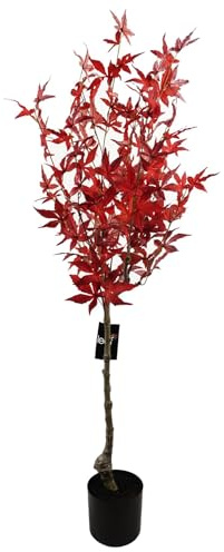 Leaf Árbol de Arce Rojo Artificial de 120 cm