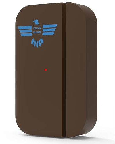 ITALIAN ALARM - Sensor magnético antirrobo, Alarma inalámbrica de Apertura de Puertas y Ventanas para Unidades de Control microtáctil. Pilas CR2032 Incluidas, VIDEOTUTORIAL