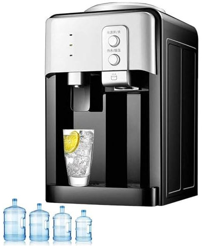Distributore di acqua calda e fredda da tavolo - Dispositivo di raffreddamento elettrico da 220 V for casa, ufficio, hotel, caffè, tè, bar - Fontana con acqua ghiacciata e funzionamento semplice