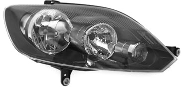 EDA PREMIUM auto Scheinwerfer, Frontscheinwerfer Rechts 5M1941006G passend für VW GOLF PLUS 2009-2014, mit Stellmotor für LWR, H7/H15, ECE