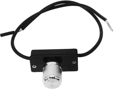 IWOWHERO Rotary Dimmer Switch Knob Brass Light Replacement Knobs Electrical Switch on off for Gas Water Heater Lamp Control