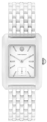 Tory Burch Women's Eleanor Stainless Steel Bracelet Watch, White