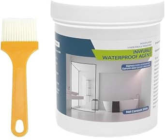 Sigillante Impermeabile Trasparente – Resina Acrilica Inodore Antiperdita | Riparazione Tetto Parete Piastrella Terrazza Doccia Lavello Finestra Cantina Interno Esterno | Rivestimento Protettivo UV