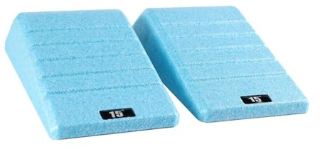 Ysyqkn Set di 2 Cunei per Squat, Allungatore per Polpacci, Supporto Inclinato E Blocco per Migliorare La profondità dello Squat, Adatto per L'allenamento, Blu
