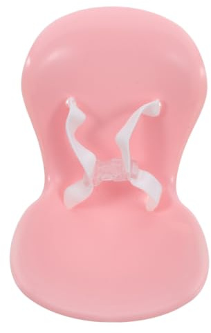 Siège Auto pour Poupée Décoratif pour Voiture, Rose Plastique | Mini Poupées 10-15cm, Clip D’aération et Sangles Stables, Usage Voyage et Présentation