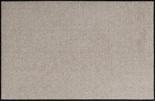 Erwin Müller Fußmatte Mainz, Schmutzfangmatte, Sauberlaufmatte uni sand Größe 75x150 cm - rutschfest, pflegeleicht, für Fußbodenheizung geeignet (weitere Farben, Größen)