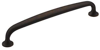 Amerock | Cabinet Pull | Oil Rubbed Bronze | 6-5/16 inch (160 mm) Center-to-Center | Renown | 1 Pack | Drawer Pull | Cabinet Handle | Cabinet Hardware