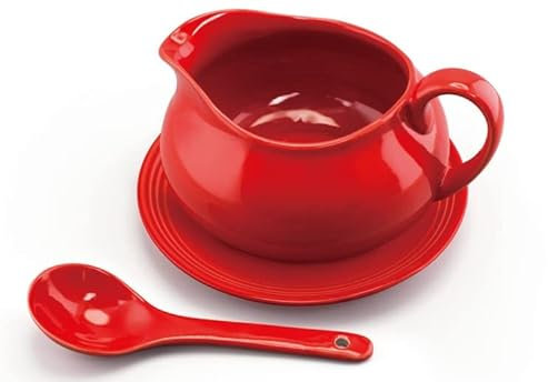 Zenvy Saucière | Ensemble de plats à sauce en céramique blanche (680,4 g)