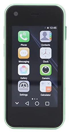 SOYES XS13 Smartphone 3G, 2,5 Zoll WiFi, Kleines Mobiltelefon, Unterstützt GPS APP Download für Android, 1 GB RAM, 8 GB ROM, Quad Core Dual SIM, Kleines Handy für Reisen,