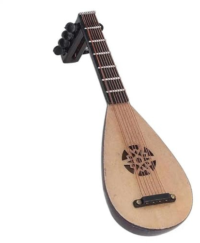 Ornamente für Musikinstrumente Laute Modell Ornamente Mini Chinesische Gitarre Saiteninstrument Pipa Dekor Miniatur Musikinstrumente