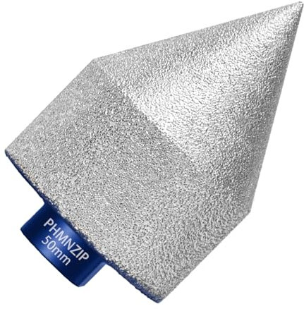 Frese per Smussatura Diamantate Frese per Dita 50 mm per Smussatura Punte per Diamantate per l'allargamento la Rifinitura la Sagomatura di Fori Esistenti di Piastrelle in Marmo e Porcellana