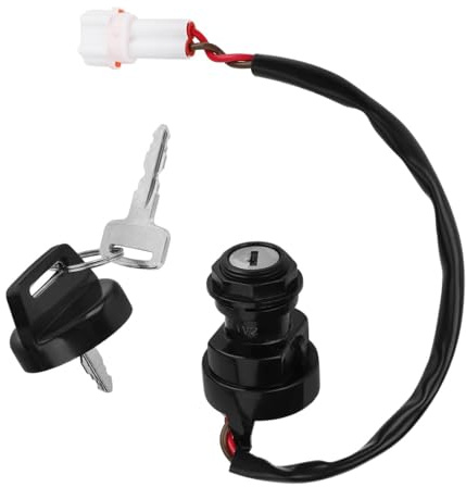 Interruttore chiave di accensione per Yama-ha Raptor 125/250 / 350 Grizzly 125/350 Warrior 350 Bruin 250/350 Big Bear 250 Wolverine 350 Bear Tracker 250 2002-2014 Raptor 660 700 2001-2008