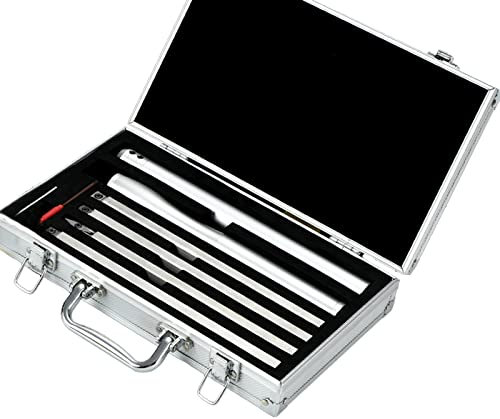 OLSKFUH Outils De Tour en Carbure Outils De Tournage sur Bois pour Tour Outils De Tour À Bois Ciseau De Tournage sur Bois Ensemble D'Outils À Bois À Pointe en Carbure avec Finiss,