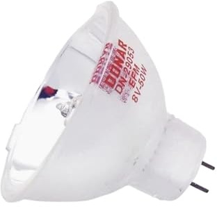 Wikene 8V 50W MR16 GZ6.35 Halogen Bulb - Replacement Lamp for Projectors, Dental Curing Lights and Laboratory Equipment (Compatible with 64607 6847 Models)