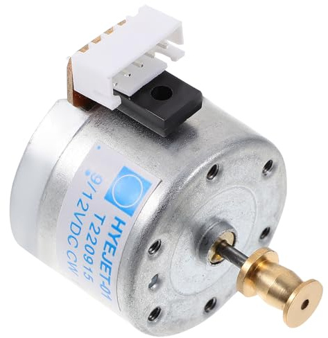 Grammophonmotor Ersatzmotor aus Metall Silber 1l03 | Schallplattenspieler, Kompatibel mit Phonographen, Grammophonzubehör für Austausch