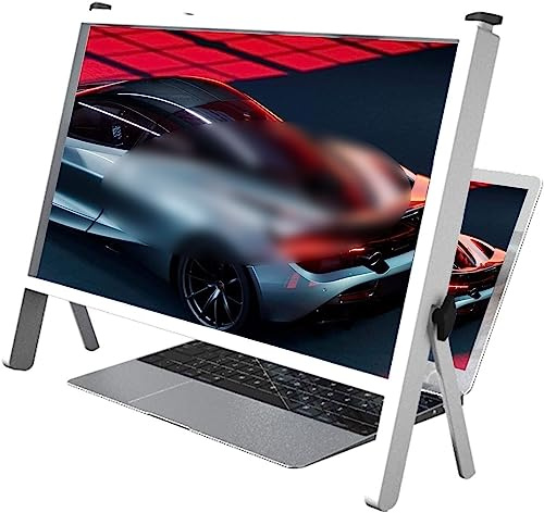 Portable Amplifier Desktop,screen magnifier, Laptop Screen Magnifier Laptop Screen Amplifier Ultra-Clear Expansion Bracket Desktop Heightening Convenient Folding Magnifying Glass 3D Anti-Blue Light fo